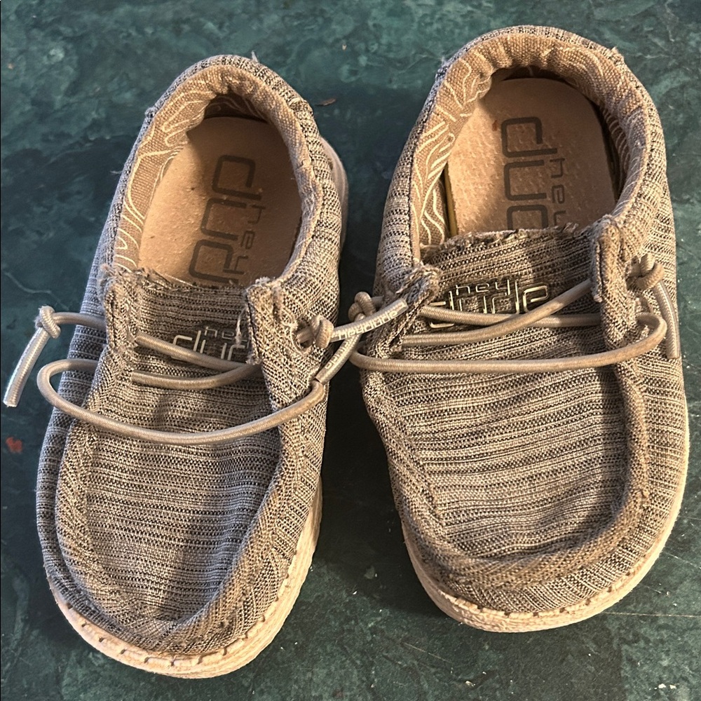 Hey Dude Textured Brown Slip-Ons